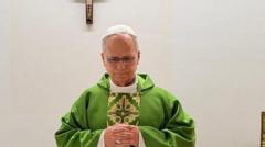 Pope pictured for first time since surgery and cancer diagnosis