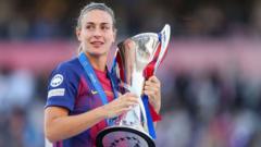 London City's Putellas wins record-equalling third Ballon d'Or