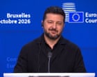 Zelenskyy smiles when asked if Trump is treating him as a 'scapegoat' – video