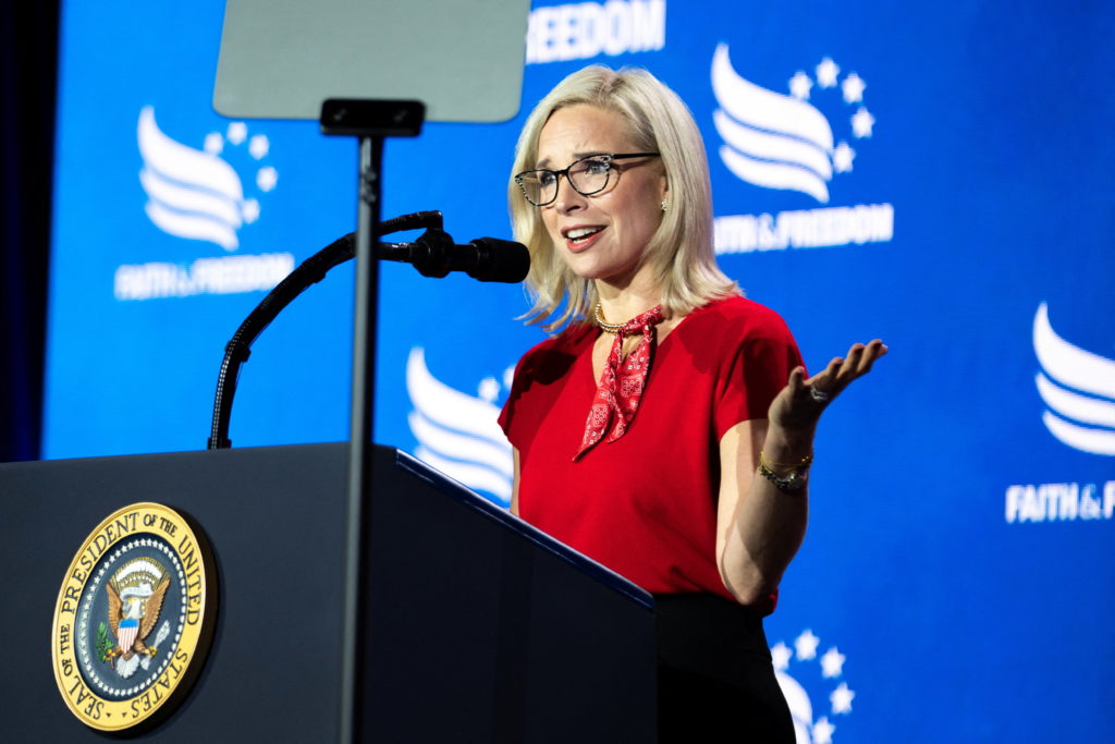 WATCH LIVE: Trump rallies in Iowa with GOP Senate candidate Ashley Hinson