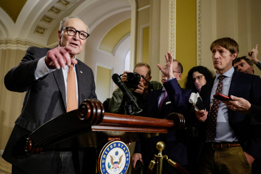 Chuck Schumer has broad support from his caucus. But the midterms could decide his future as leader