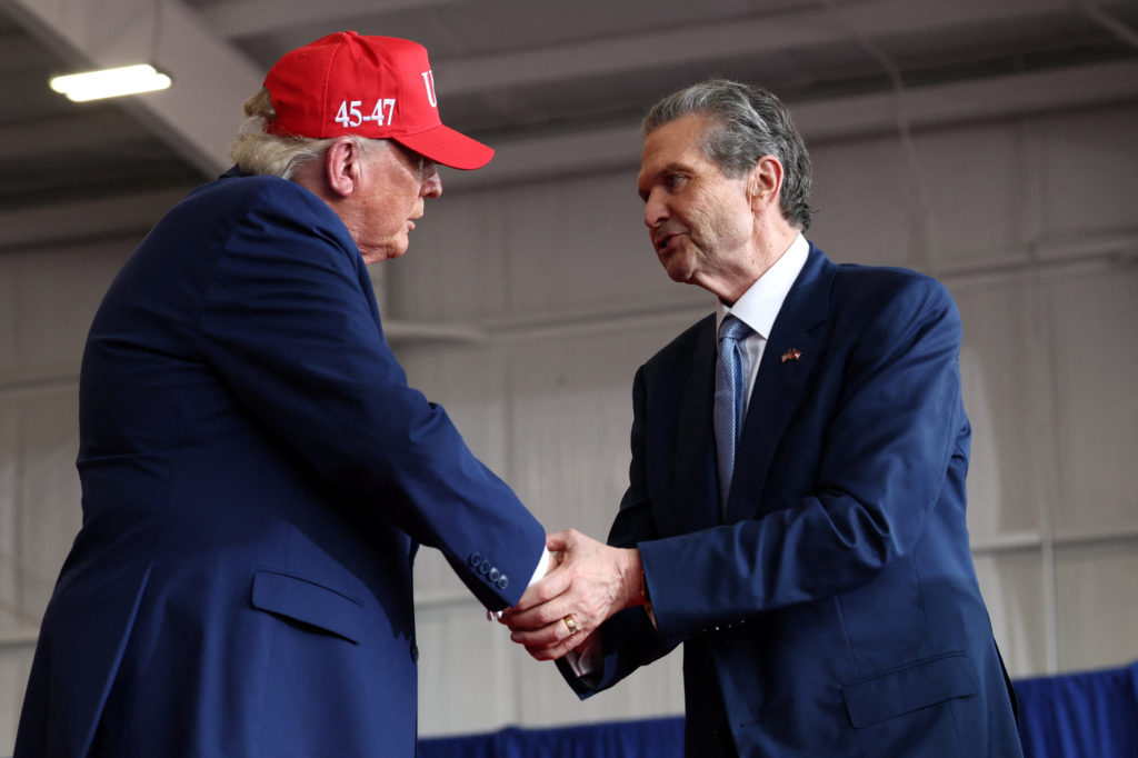 Republican billionaire Rick Jackson is walking a Trump tightrope in his quest to lead Georgia