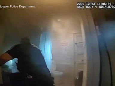 WATCH:  Video shows Virginia police's daring house fire rescue