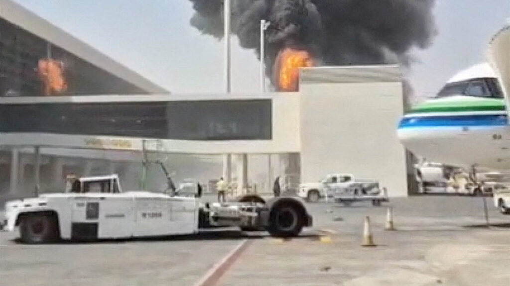 Deadly Saudi airport strikes mark major Mideast escalation