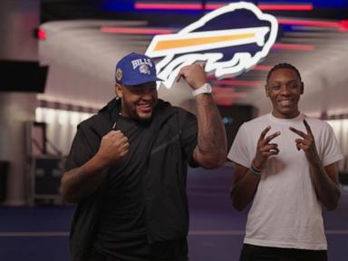 WATCH:  Buffalo Bills star helps young people get their own 2nd chance
