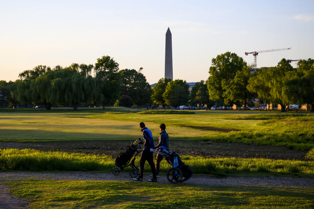 Trump announces plans to renovate D.C. golf course amid legal battle