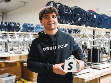 WATCH:  Teen on how he turned 3D printing idea into a profitable business