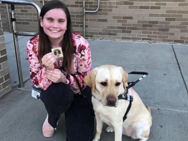 WATCH:  Blind student, guide dog enjoy adventures in Scotland