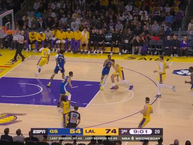 WATCH:  Lakers beat Warriors on their opening night & other top stories