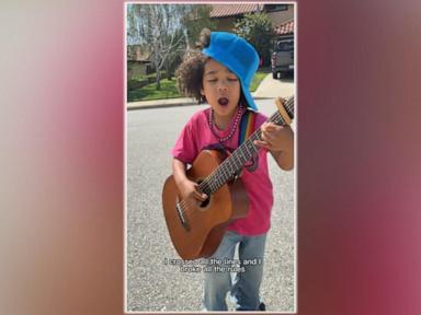 WATCH:  7-year-old singer wins hearts on the street, social media