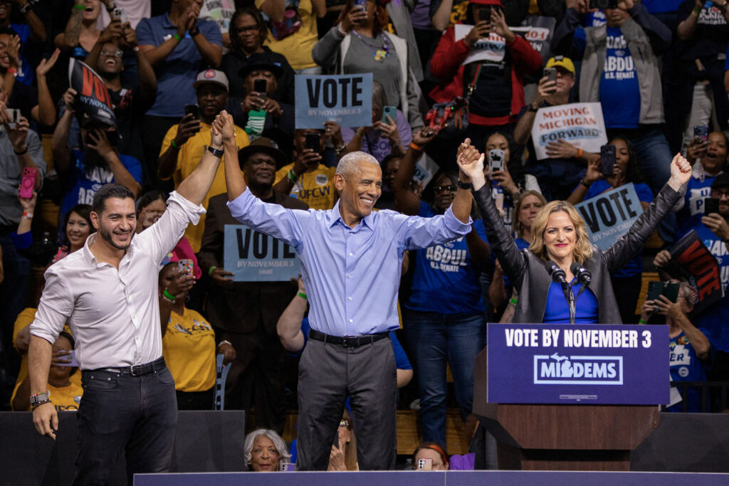 Obama seeks to shore up Abdul El-Sayed with Black voters at Michigan rally