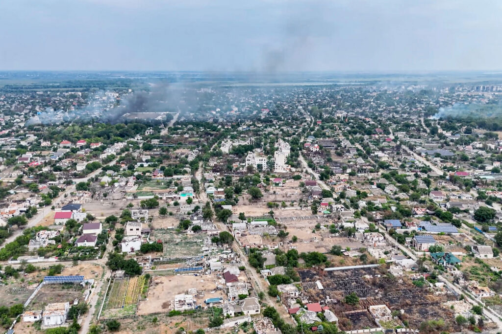 Ceasefire brokered by Melania Trump comes into effect in Russian-occupied town ‘on the brink of disaster’