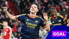 'What a goal, what a moment' – Rice snatches late equaliser against Bayern