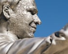 Protesters unveil melting Ron DeSantis statue to signify his inaction on climate crisis