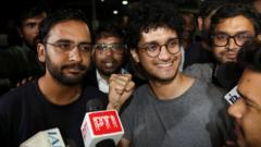 India 'cockroach' leaders who called on election chief to quit are freed from jail