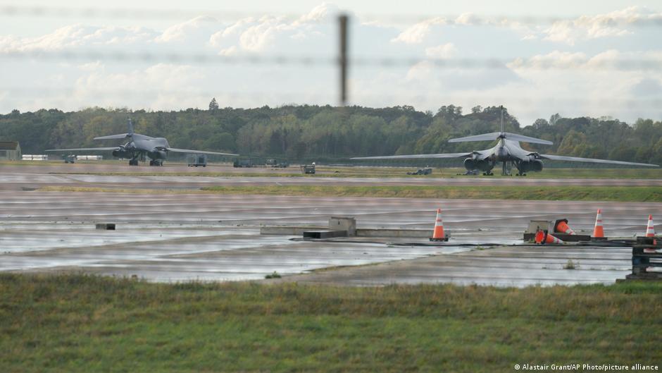 US pulls bombers out of UK's Fairford airbase after arrests