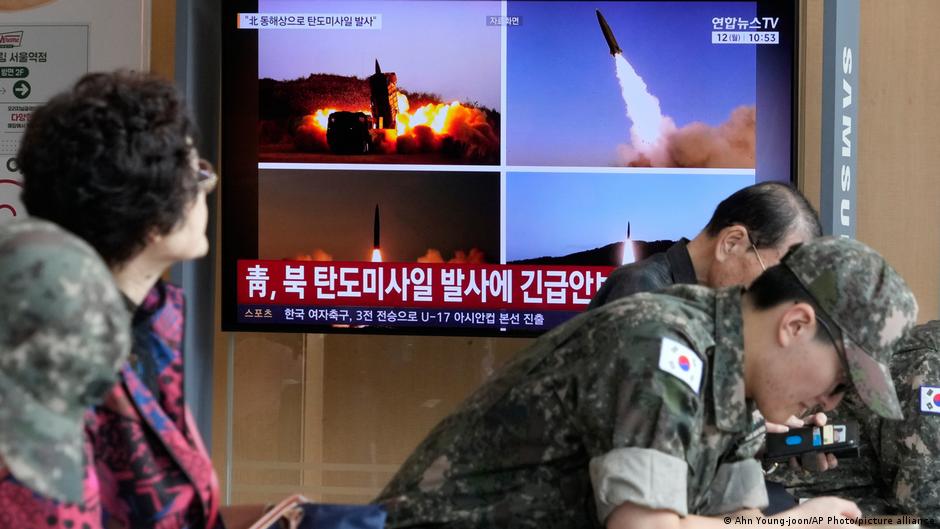 North Korea fires around 10 ballistic missiles into sea