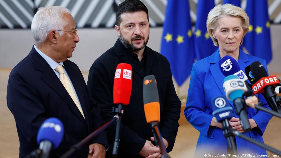EU summit: European leaders pledge support for Ukraine's Zelenskyy