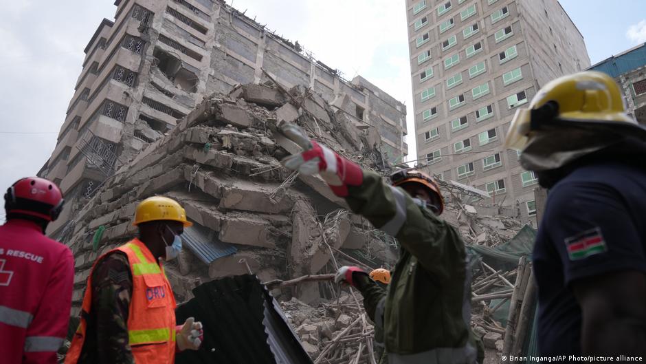 Many feared trapped under collapsed building in Nairobi