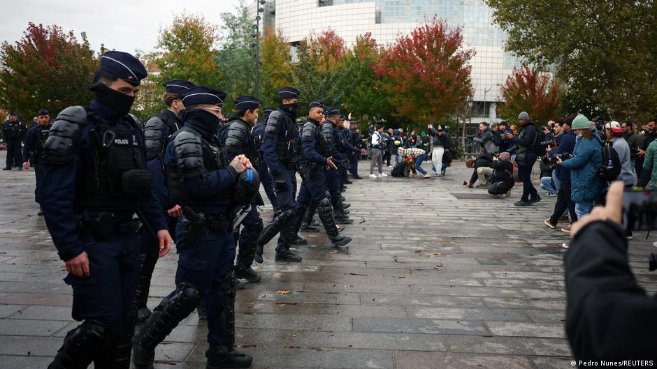 Live: Fresh protests hit France amid heightened security