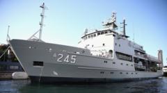 Hidden video recording device found in cabin of Australian navy ship