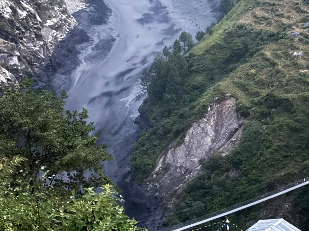 Villages evacuated as flash flood from Budhi Gandaki river hits northern Nepal
