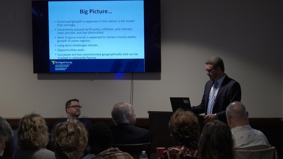 WVU Economist outlines challenges and opportunities for growth during economic outlook conference in Weirton