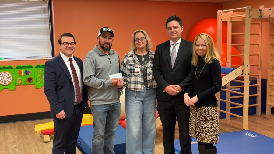 WTRF and Ohio Valley Trades and Labor Assembly make donation to Easterseals