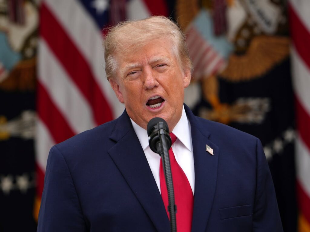 The Latest: Trump signals his embattled press secretary is on the way out