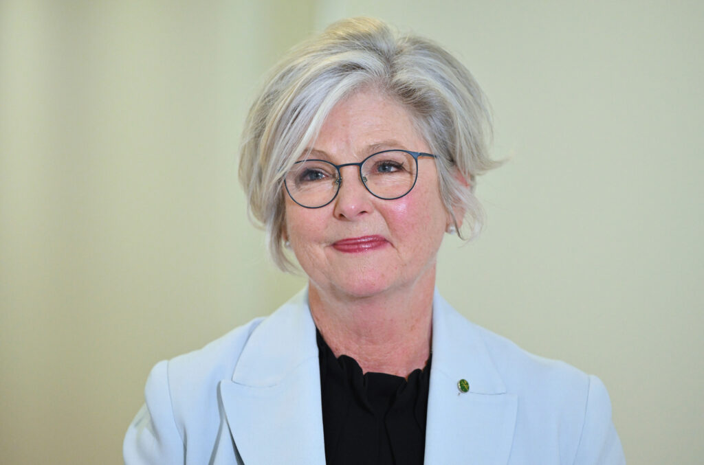Police say a car has hit an Australian lawmaker, critically injuring her; the driver was arrested