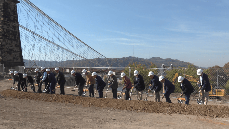 Groundbreaking marks start of construction for Wheeling Gateway Center