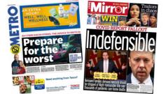 The Papers: 'Prepare for the worst' and 'Covid report fallout'