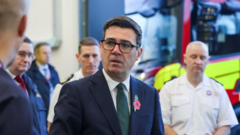 Burnham suggests stocking up on tinned food and bottled water