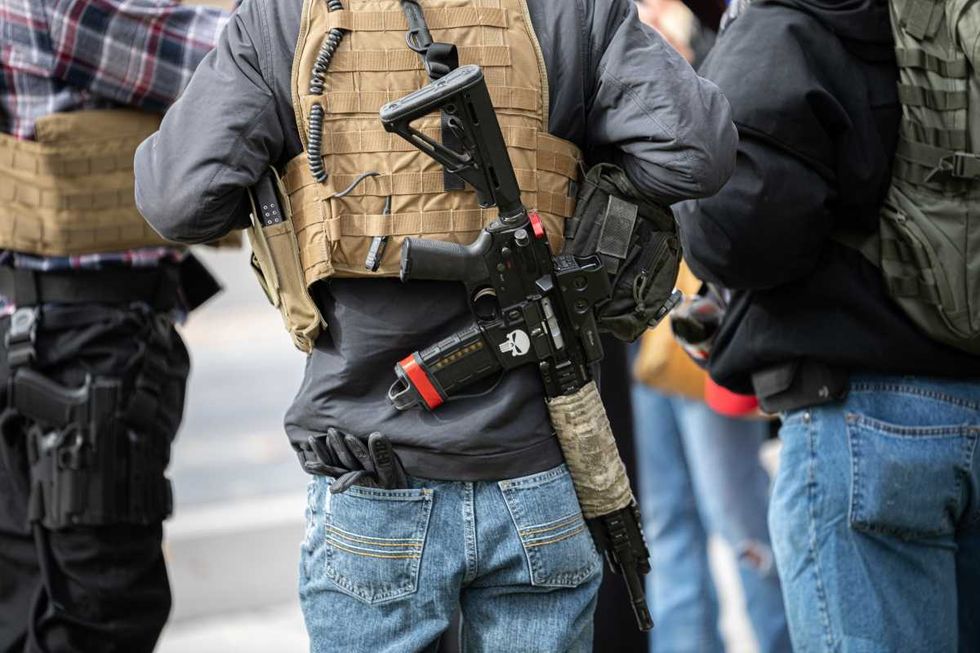 A little girl's pajama party got invaded by armed vigilantes in Trump's mail-in voting war