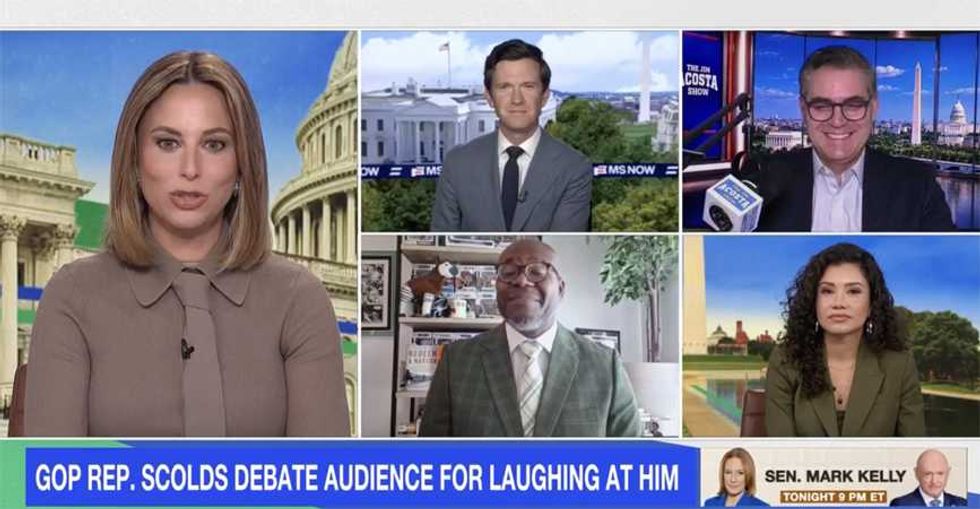 'Hell of a strategy': MS NOW panel ridicules GOP lawmaker's meltdown on laughing crowd