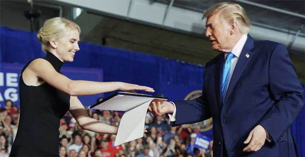 Fresh humiliation for Melania after Trump and Natalie Harp's rally antics: MS NOW