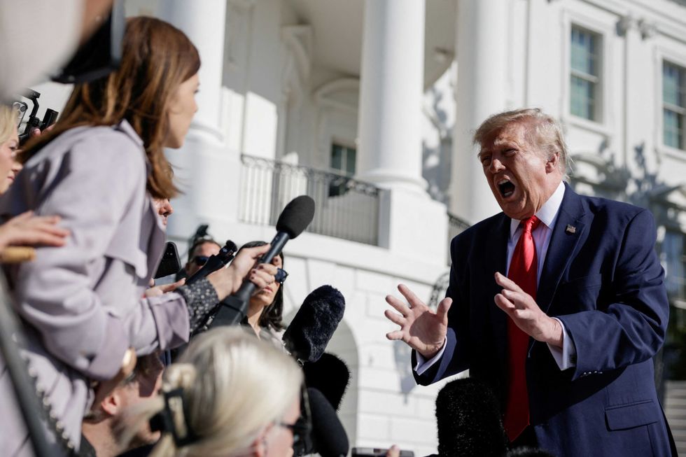 'You don't know anything!' Defensive Trump snaps at reporter over ad with 'lucid' mother