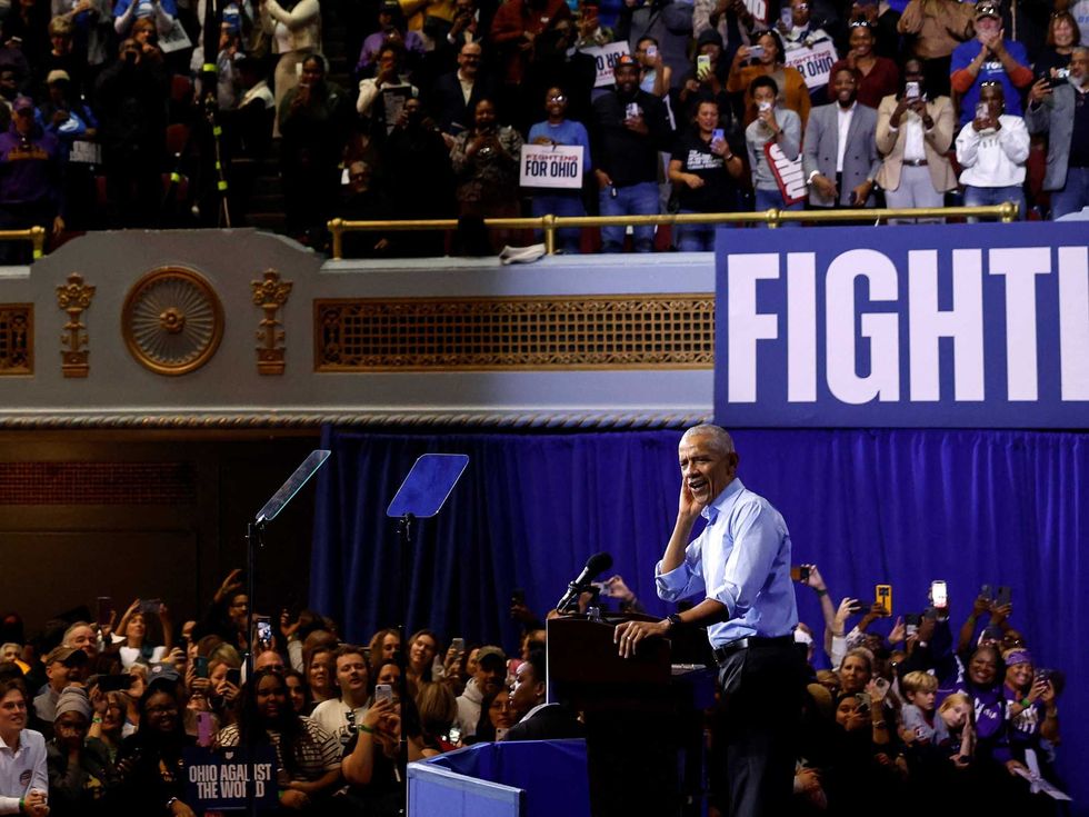 Crowd erupts as Obama rips Pete Hegseth’s 'manly' charade: 'You know he’s working his hair