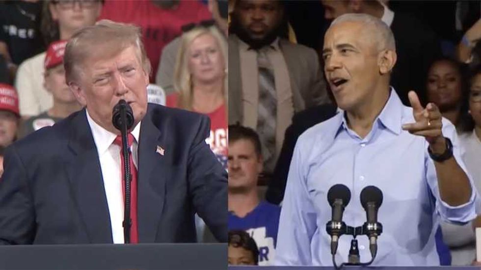 Devastating supercut of Trump’s silent crowd vs Obama’s roaring one 'wows' MS NOW panel