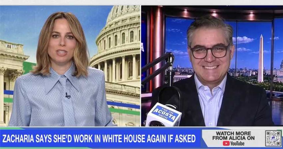 Jim Acosta laughs off Katie Zacharia's White House pitch: They've 'had their fill of her'