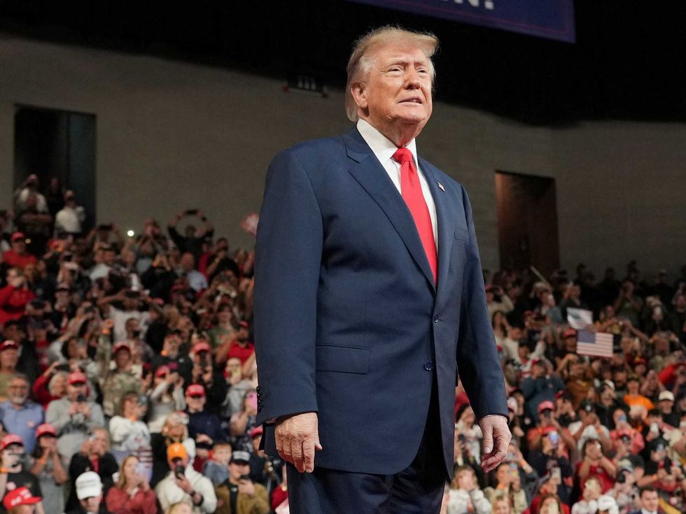 Trump goes silent as rally speech disrupted within minutes: ‘Wacko screaming up there!’