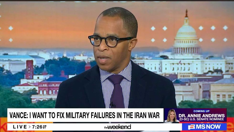 'I withdraw the statement': MS NOW anchor stops mid-sentence as his co-host corrects him