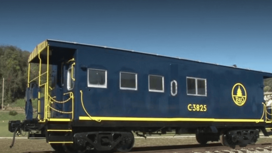 Historic B&O caboose finds new home at Great Stone Viaduct Park