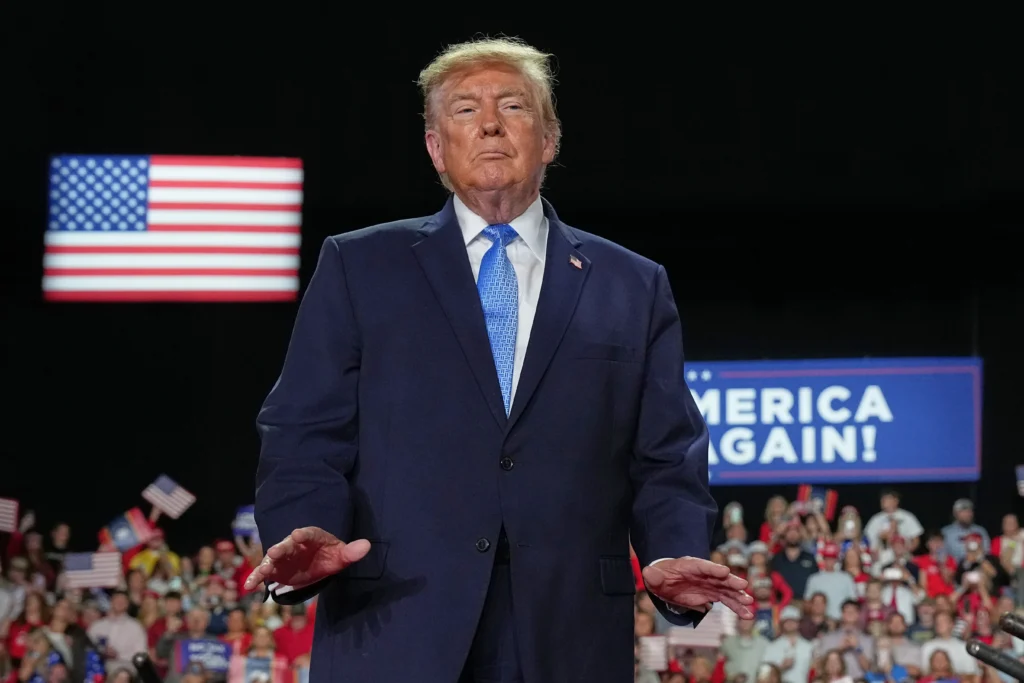 Trump campaigns in Mississippi, highlighting Republicans' challenges