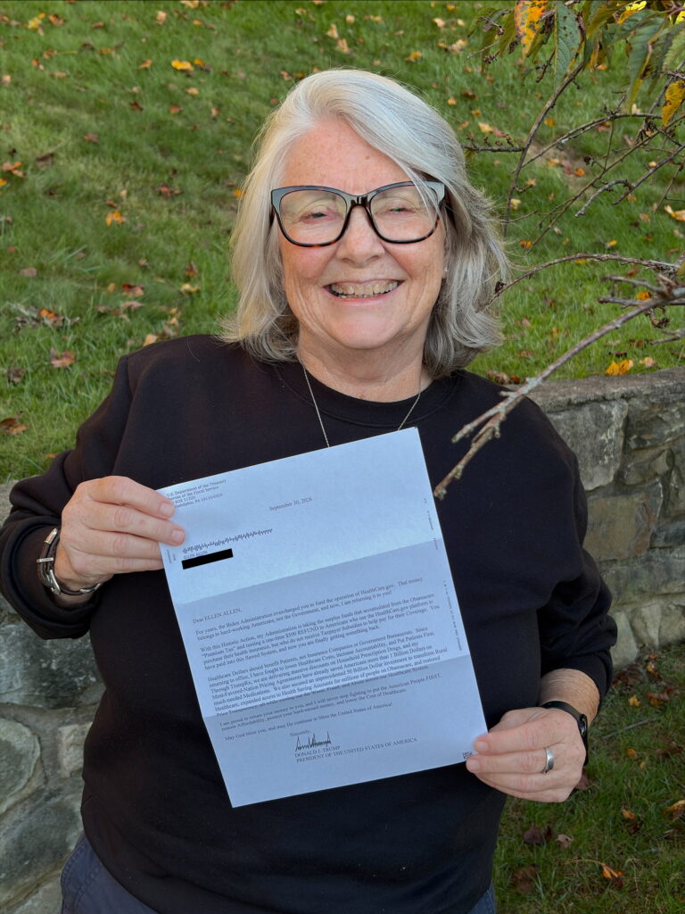She got Trump's $500 check for health insurance. To her, it's a 'political stunt'