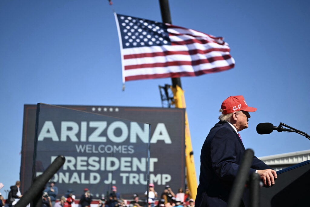 Trump promised a swing district blitz. He's going to a lot of very red states