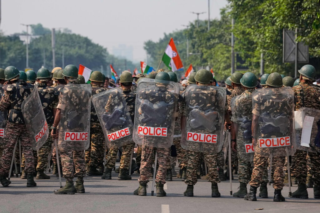 India's opposition parties march to top court as protests over voter lists escalate