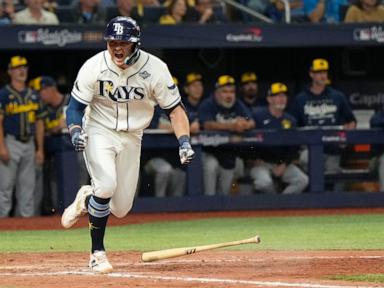 Rays stun Brewers with rally in 12th inning and force World Series Game 5